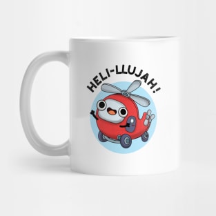 Heli-llujah Cute Helicopter Pun Mug